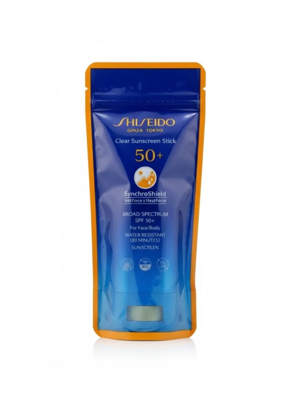 Shiseido Clear Sunscreen Stick SPF 50+ - Blue